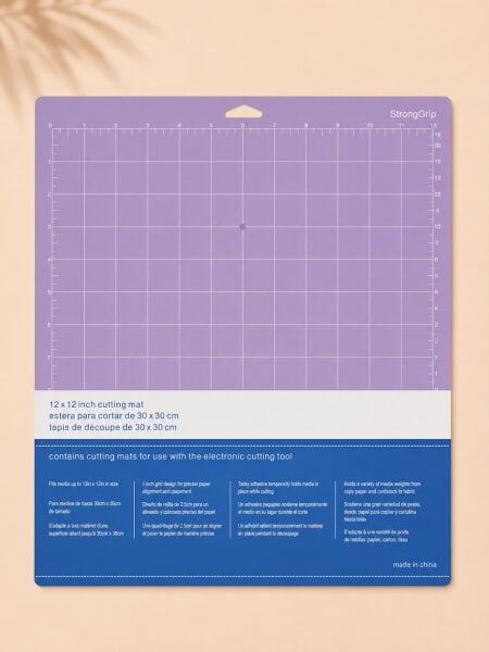 Goprint® StrongGrip Kesim Matı – Cricut Maker & Explore Uyumlu | 12 × 12'' Purple