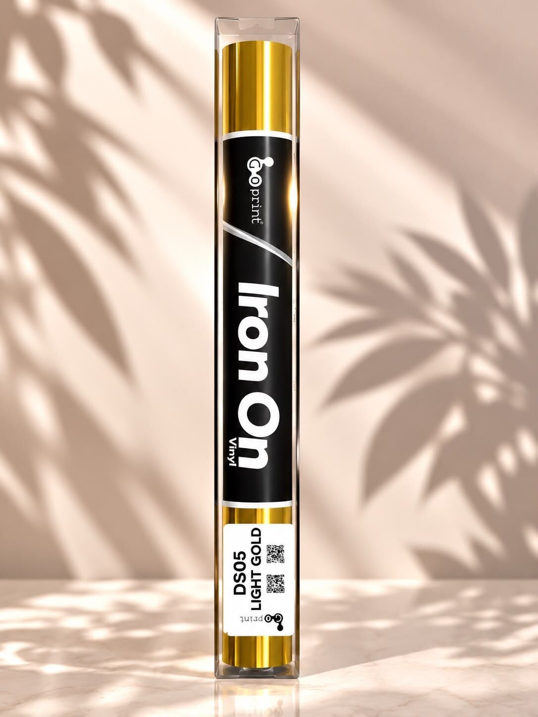 Goprint Foil Serisi Iron-On Light Gold HTV – Isı Transfer Vinili 25 cm x 1.52 metre