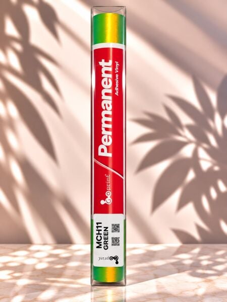 Goprint Matte Color Holographic Serisi Yapışkanlı Vinil Green 25 cm x 1.52 metre