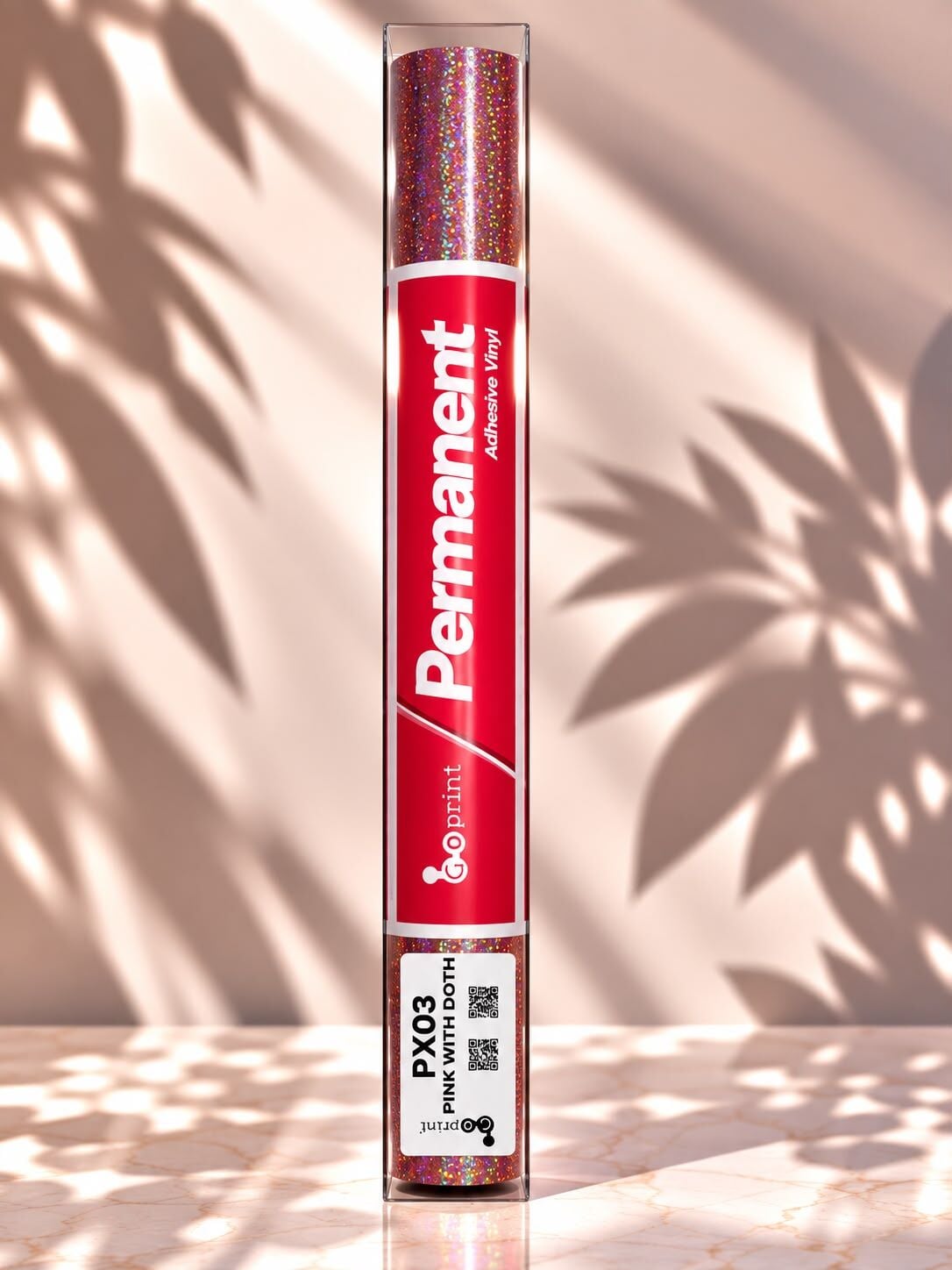 Goprint Rose Serisi Yapışkanlı Vinil Pink with Dot 30.5 cm x 1.52 metre