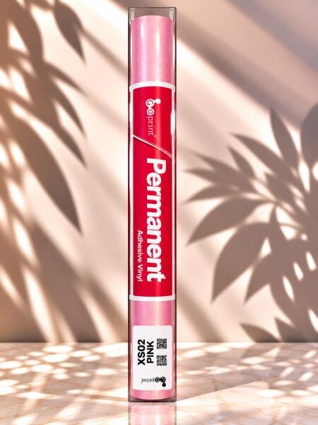 Goprint Fine Sand Serisi Yapışkanlı Vinil Pink 30.5 cm x 1.52 metre