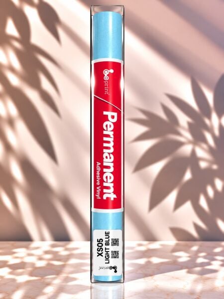 Goprint Fine Sand Serisi Yapışkanlı Vinil Light Blue 30.5 cm x 1.52 metre