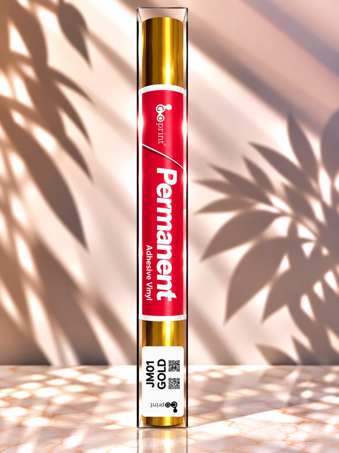 Goprint Metallic Serisi Yapışkanlı Vinil Gold 30.5 cm x 1.52 metre