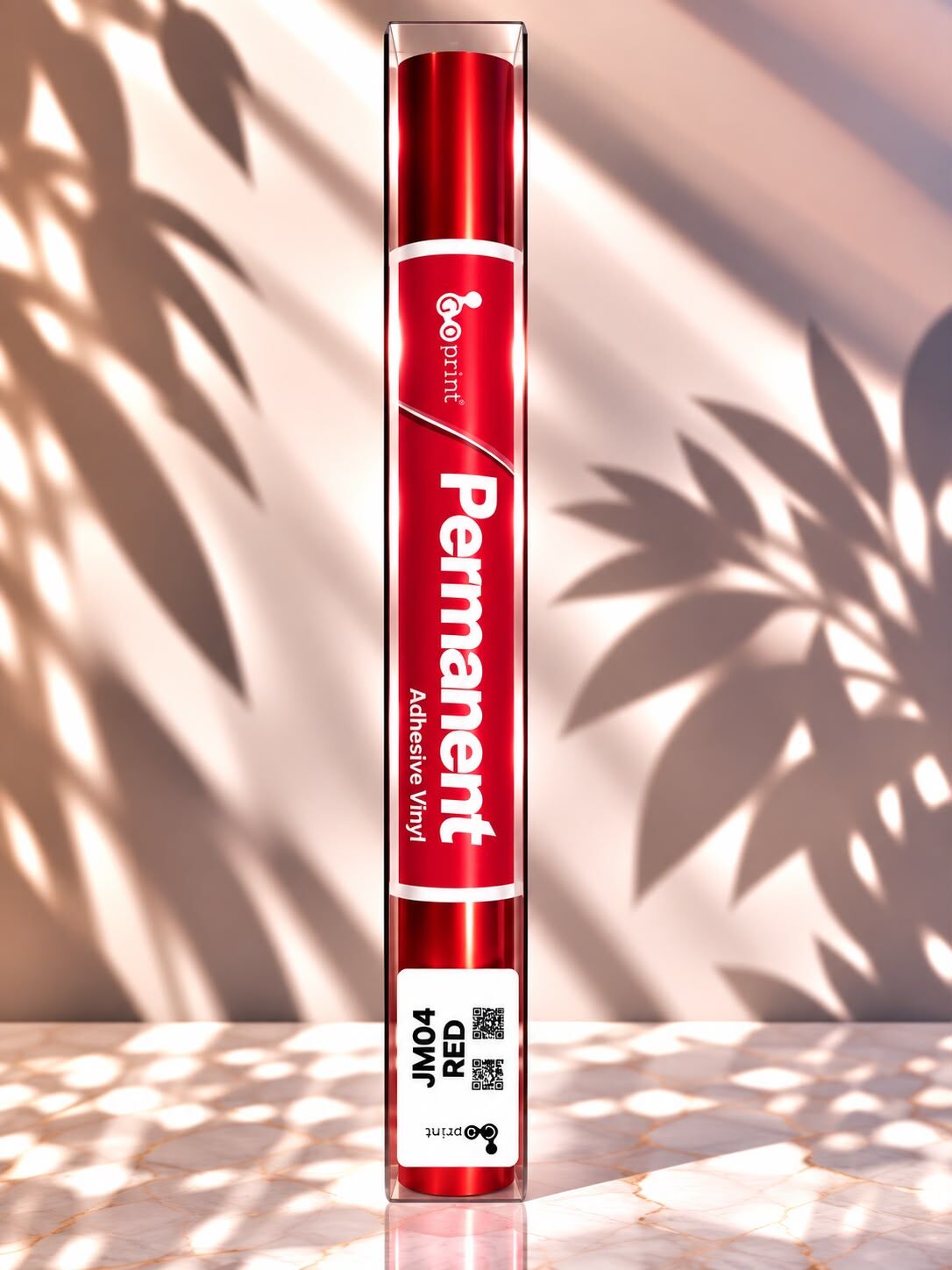 Goprint Metallic Serisi Yapışkanlı Vinil Red 30.5 cm x 1.52 metre