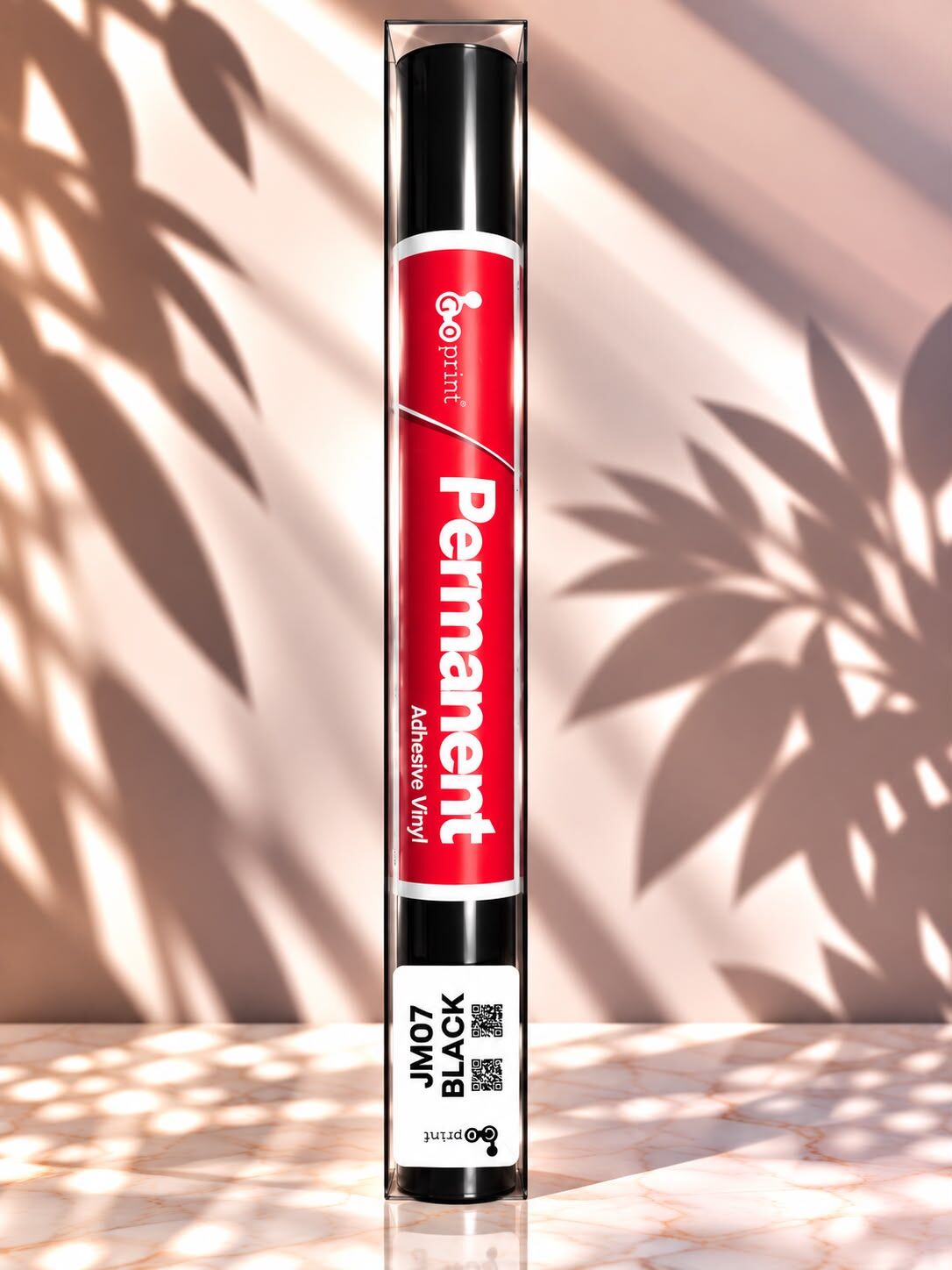 Goprint Metallic Serisi Yapışkanlı Vinil Black 30.5 cm x 1.52 metre