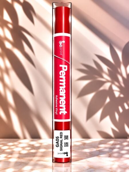 Goprint Solid Serisi Yapışkanlı Vinil Signal Red 30.5 cm x 1.52 metre