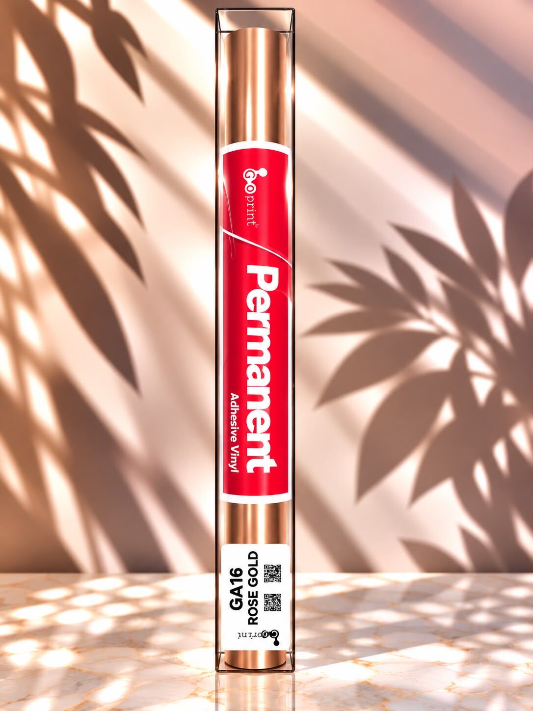 Goprint Solid Serisi Yapışkanlı Vinil Rose Gold 30.5 cm x 1.52 metre
