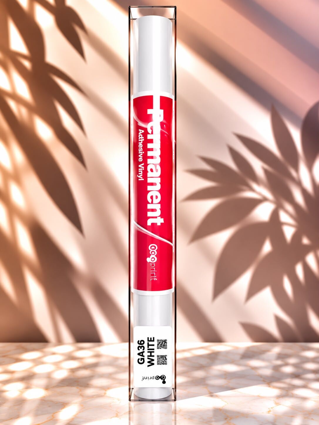Goprint Solid Serisi Yapışkanlı Vinil White 30.5 cm x 1.52 metre