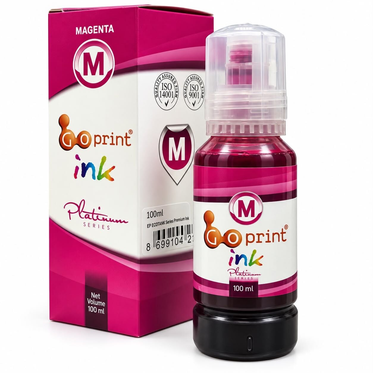 Süblimasyon EcoTank Mürekkebi Kırmızı (Magenta) 100 mi