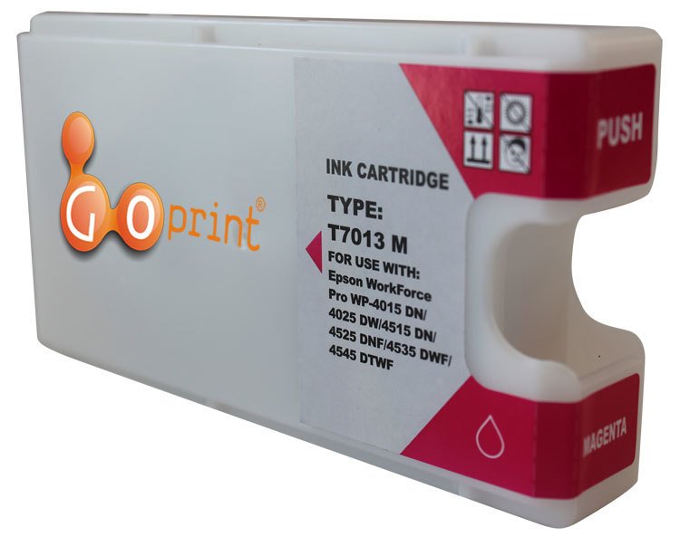 EPSON T7013 XXL MAGENTA (KIRMIZI) GOPRINT MUADİL YÜKSEK KAPASITE WP4515DN/4525DNF/4535DWF/4545DTWF KARTUŞ (3.600 sayfa kapasiteli)